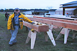 large solid beams raw wood | pioneerlogsiding